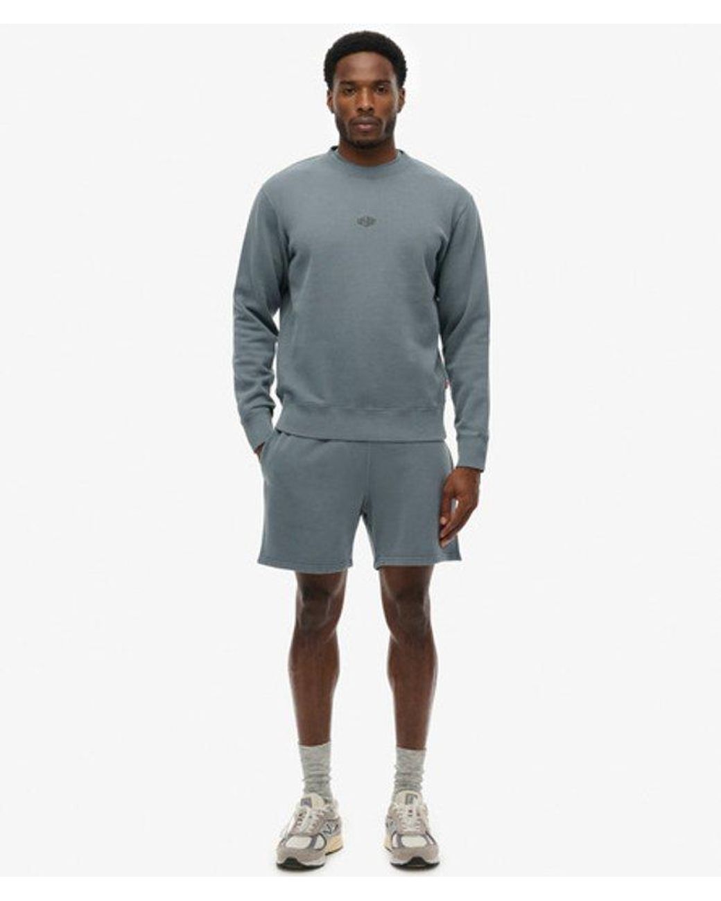 Superdry Gray & Co Micro Logo Crew for men