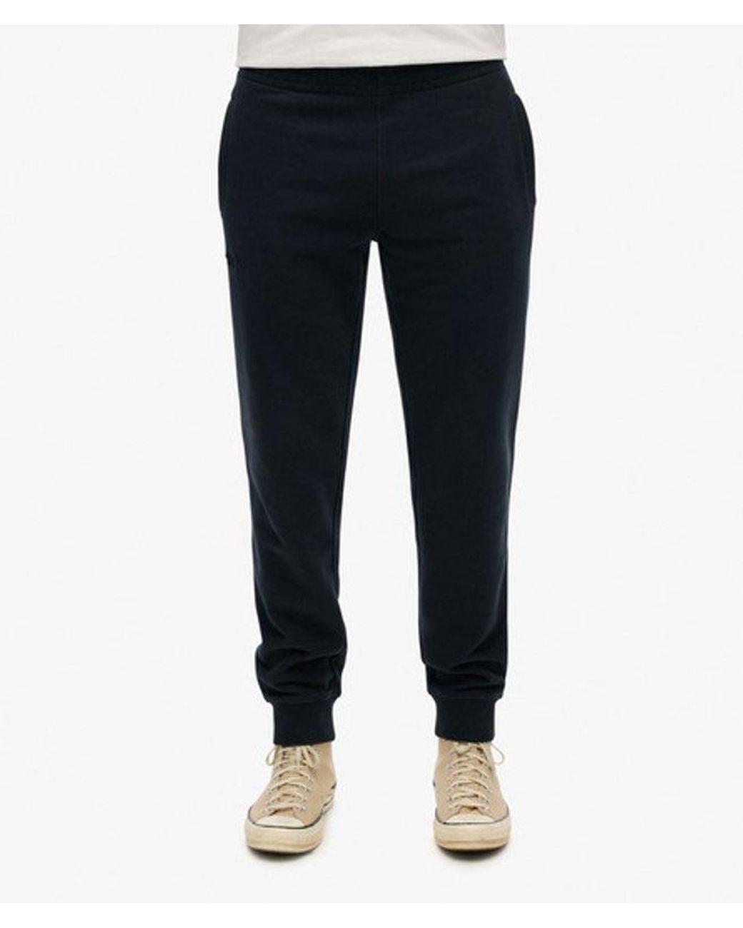 Superdry Essential joggingbroek Met Logo in het Blue voor heren