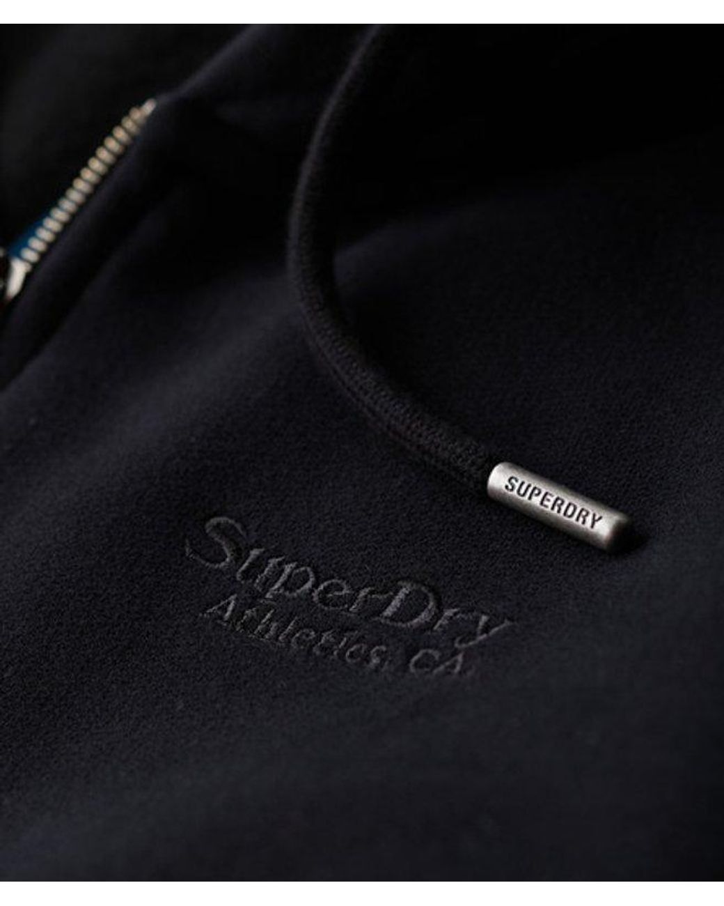 Superdry Black & Co Essential Logo Zip Hoodie