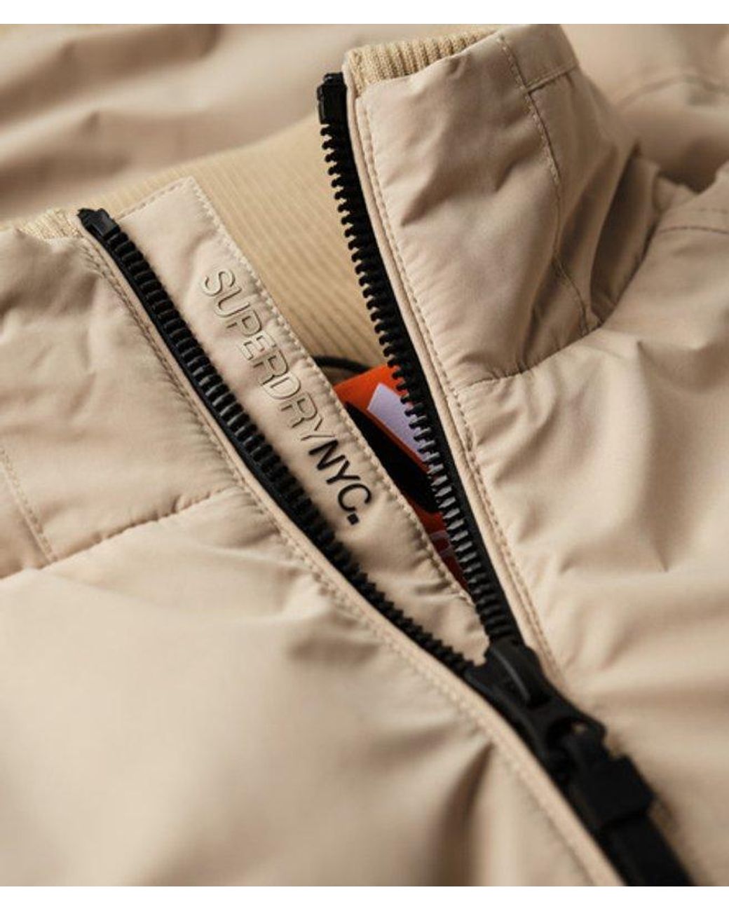 Superdry Natural Classic Embroidered Sports Harrington Jacket for men