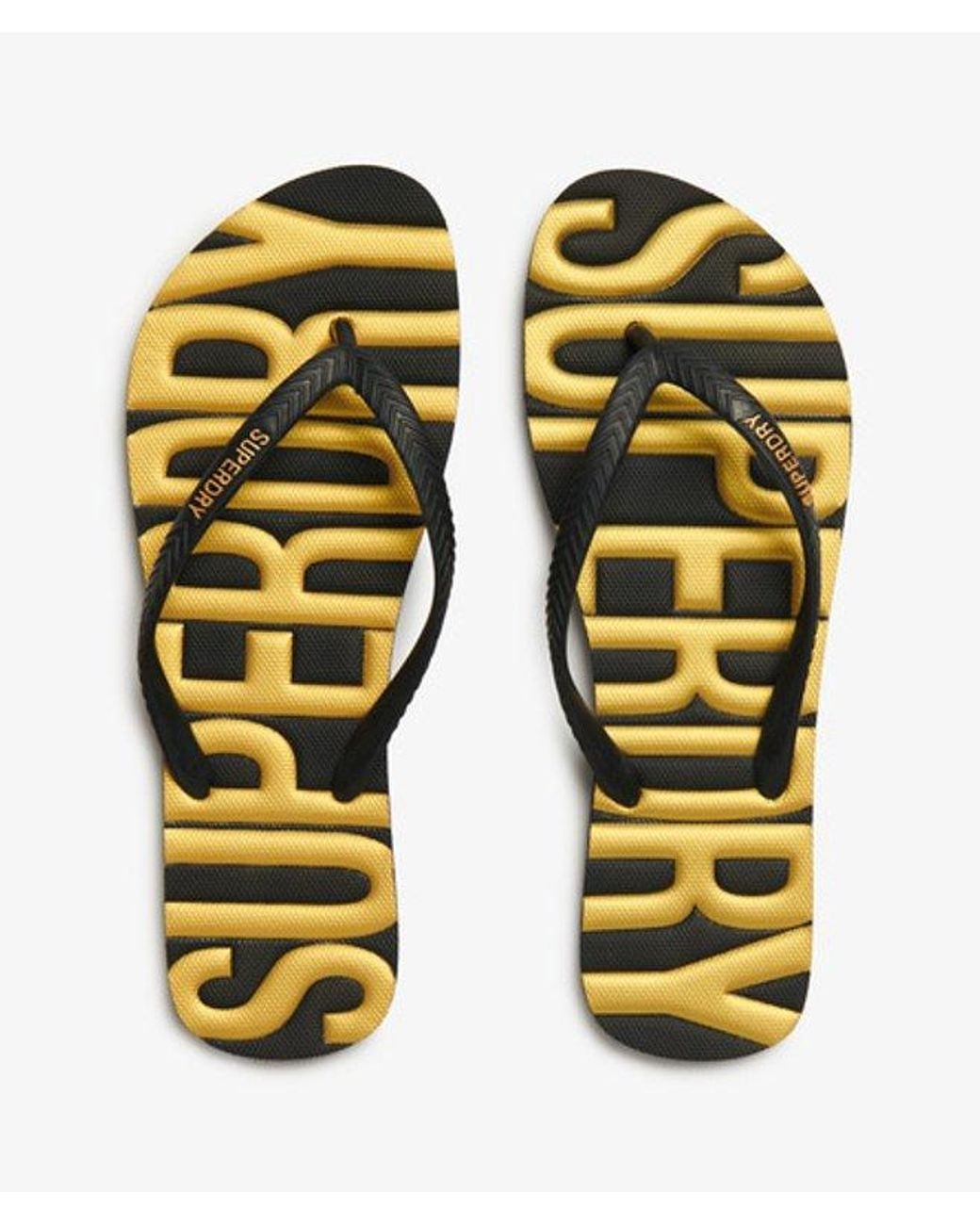 Superdry Black & Co Vintage Vegan Flip Flops