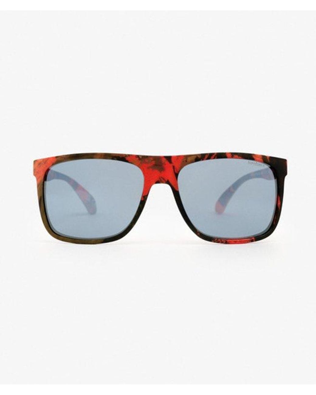 Superdry Blue & Co Square Sports Sunglasses for men