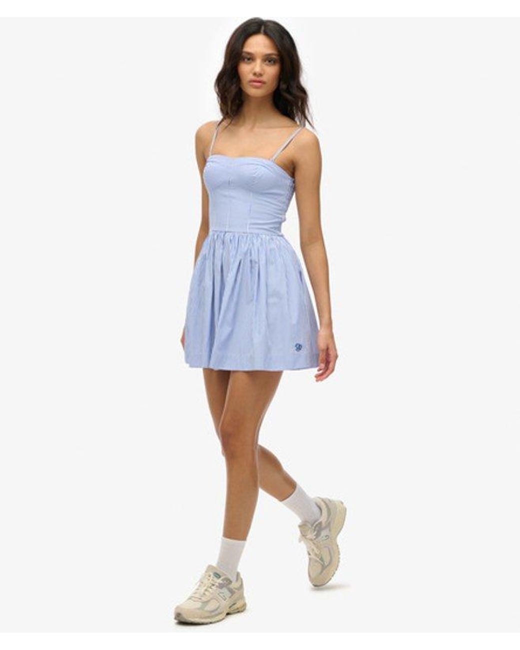 Superdry Blue & Co Corset Cami Mini Dress