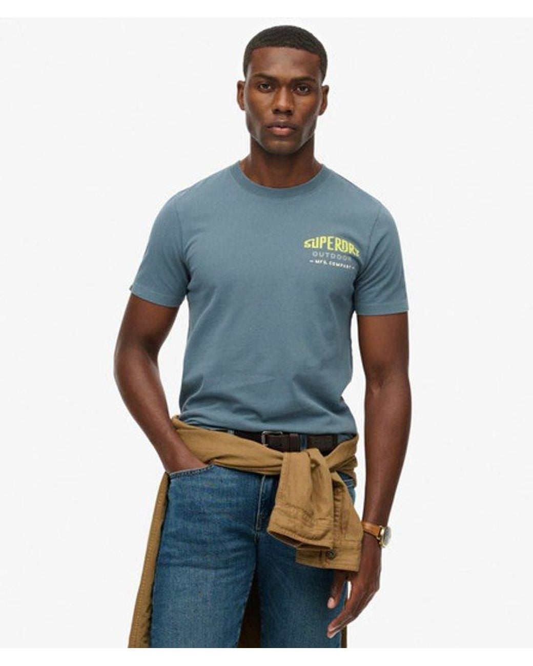 Superdry Blue & Co Mountain Relaxed T-shirt for men