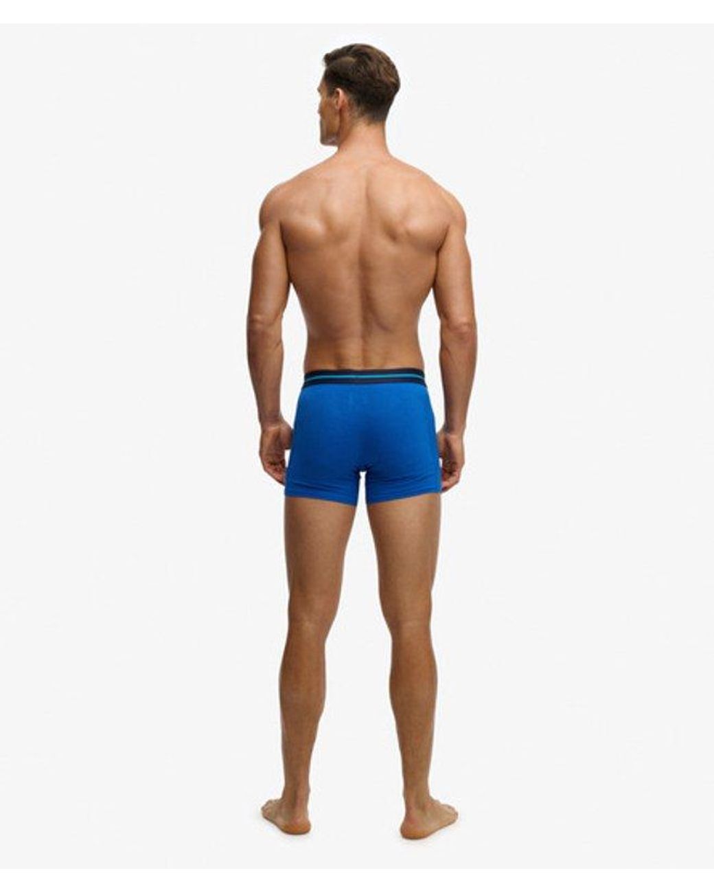 Superdry Blue Boxer Triple Pack for men