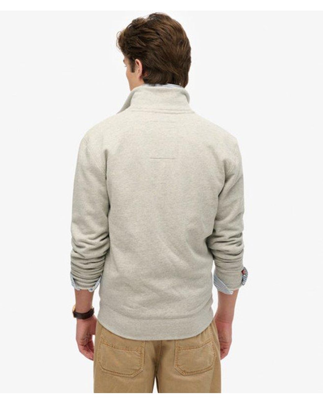 Superdry Gray & Co Essential Logo Track Top for men