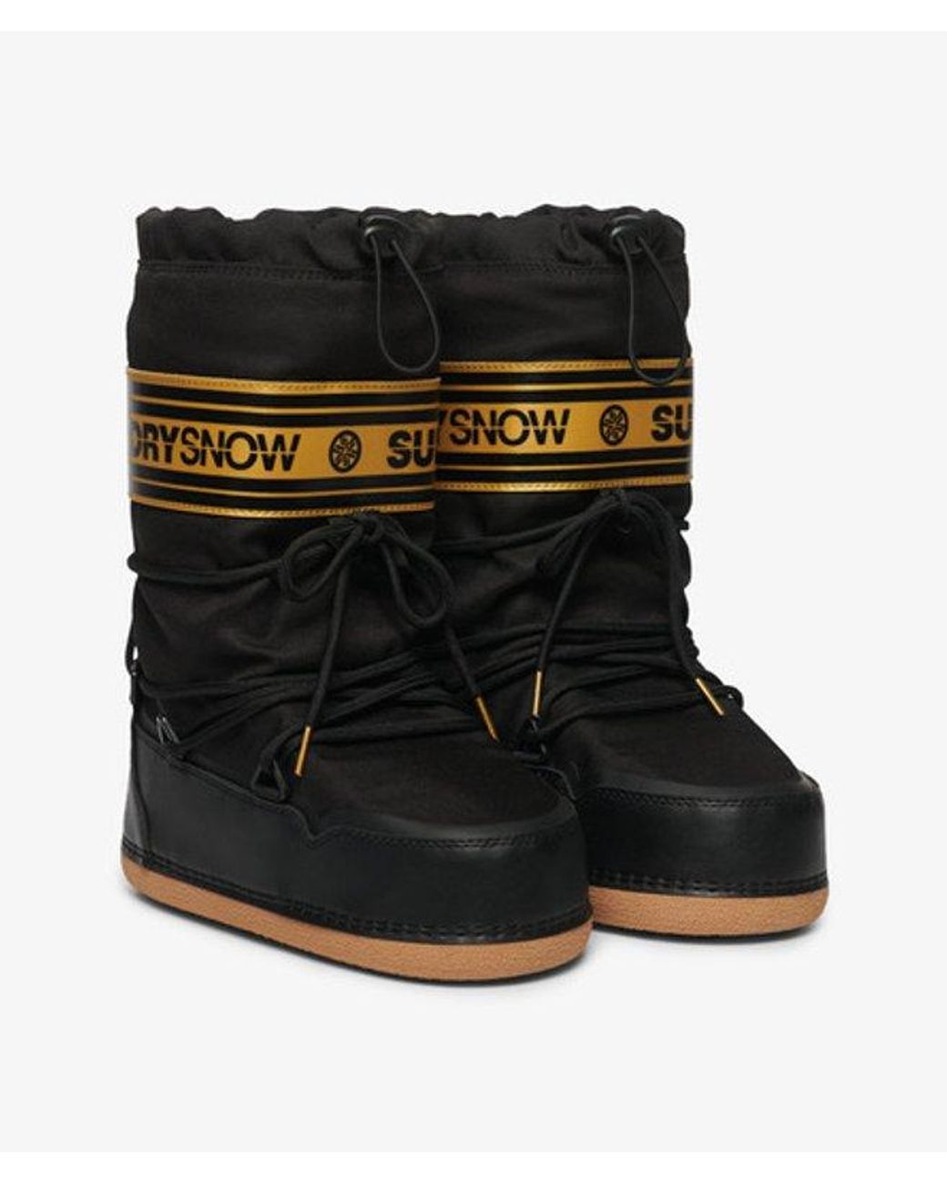 Superdry Black Snow Boots