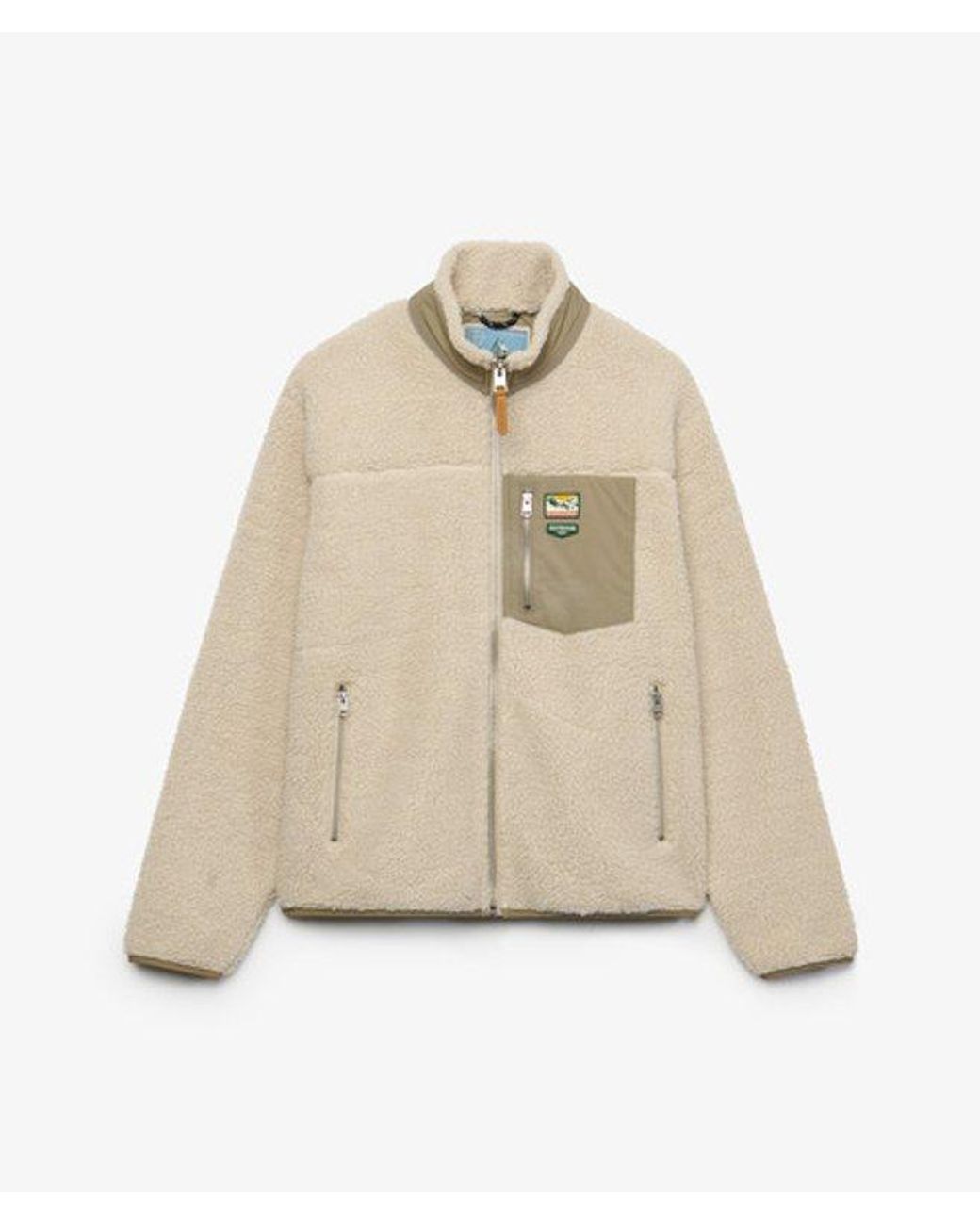 Superdry Natural & Co Mountain Full Zip Fleece for men
