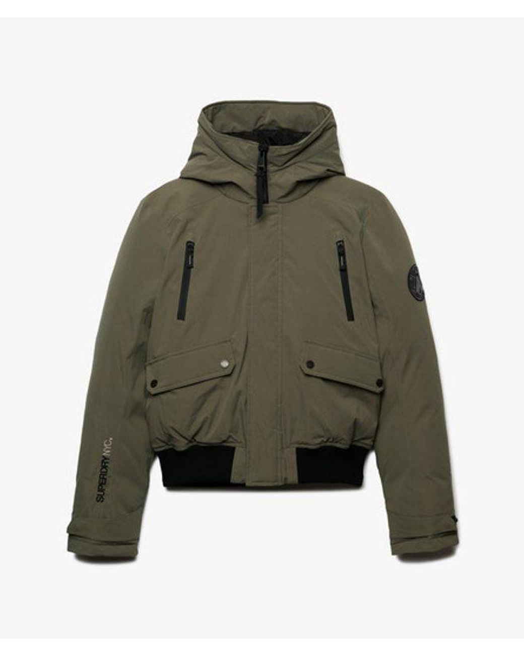 Superdry Gray & Co City Padded Bomber Jacket