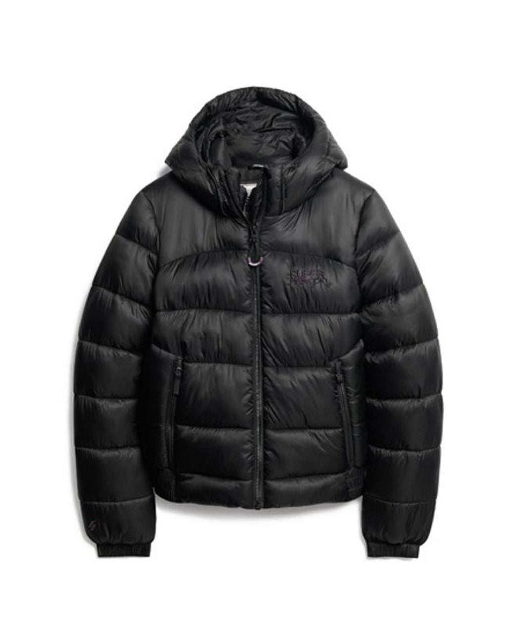 Superdry Black & Co Sports Puffer Bomber Jacket