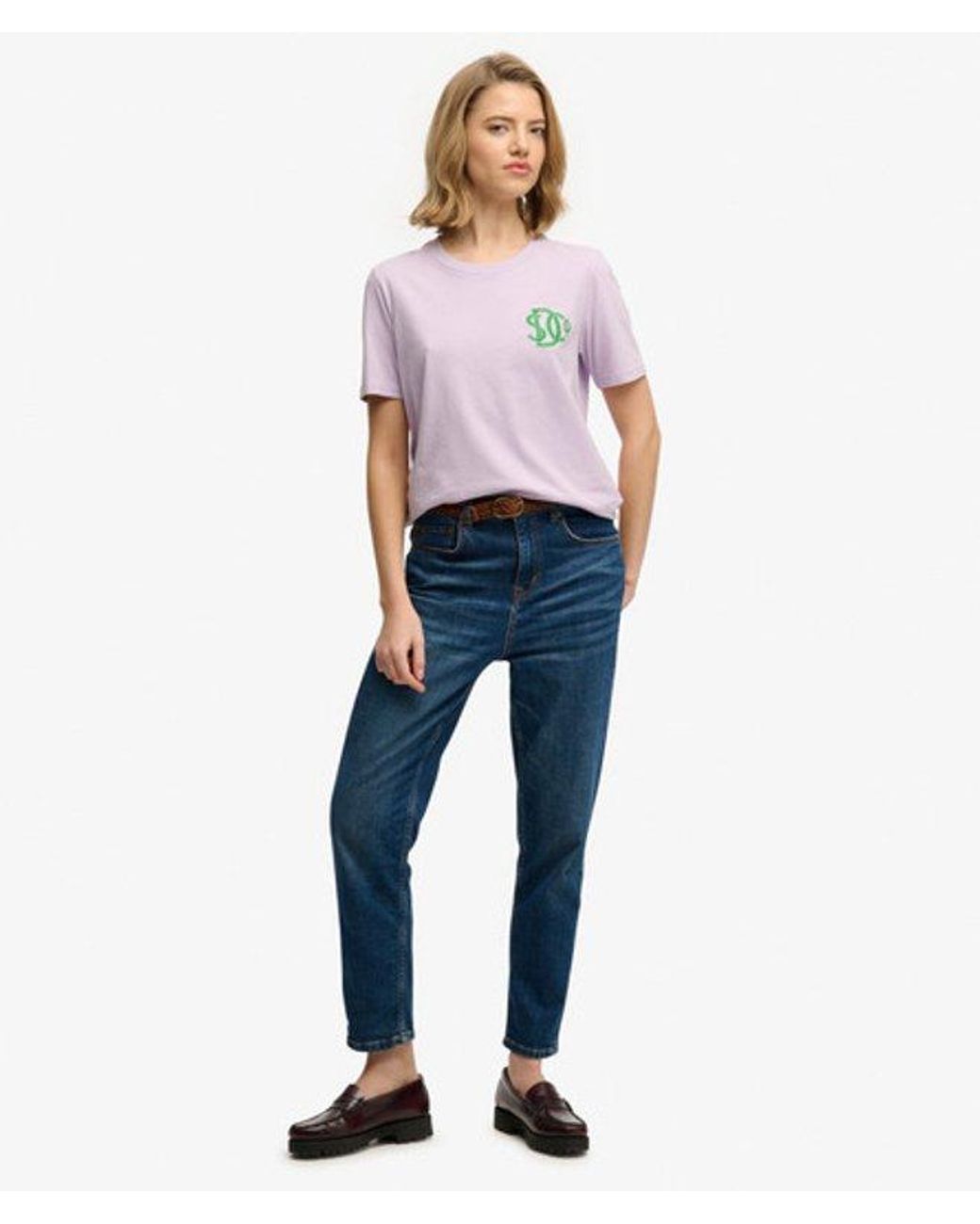 Superdry Purple Sd & Co Relaxed T-Shirt
