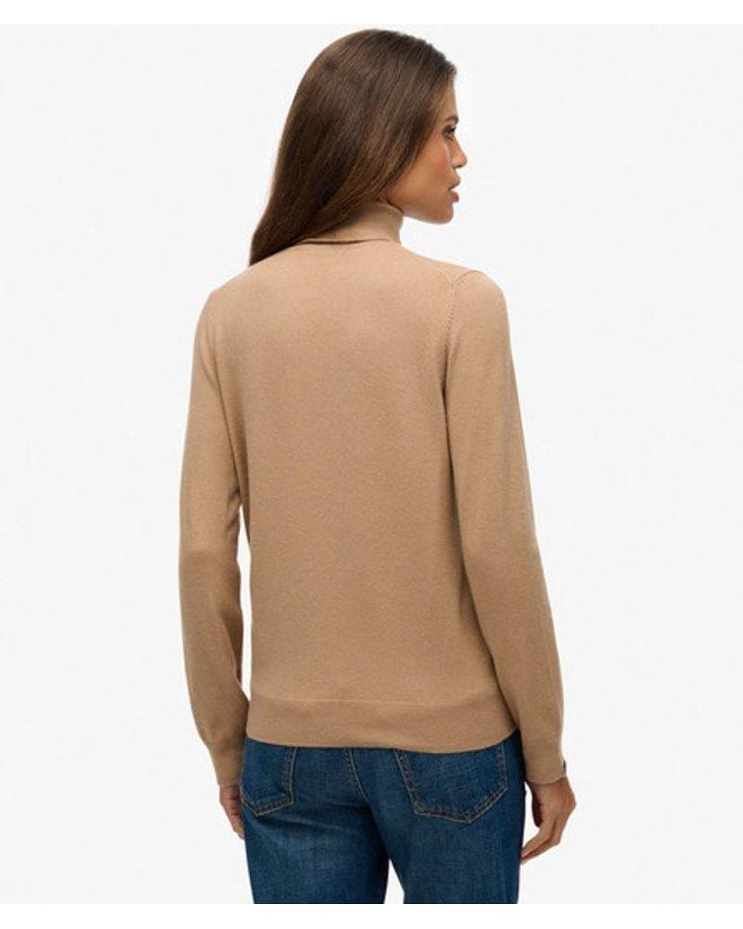 Superdry Blue & Co Classic Turtle Neck Jumper