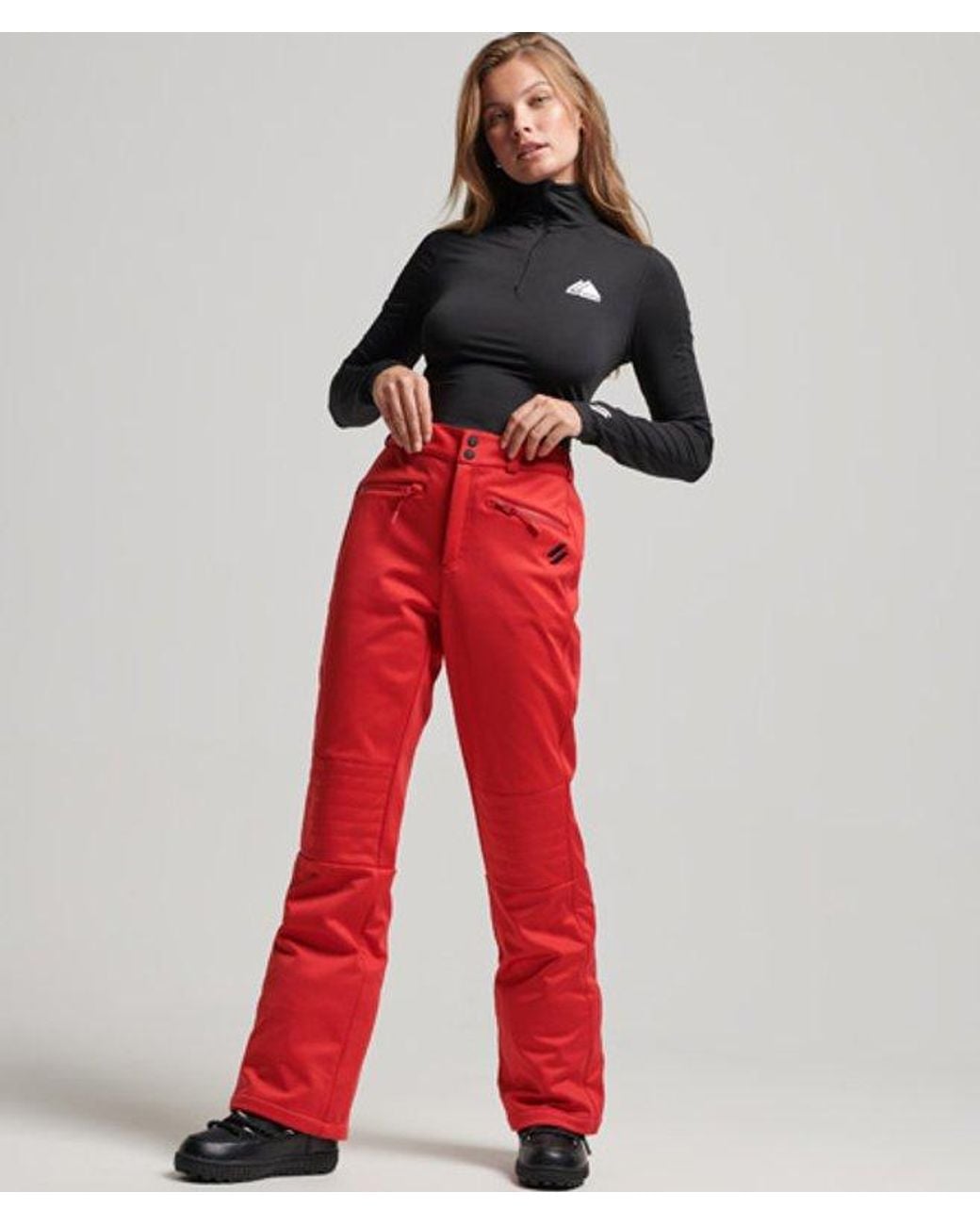 Superdry Sport Ski Softshell Slim Pants Red