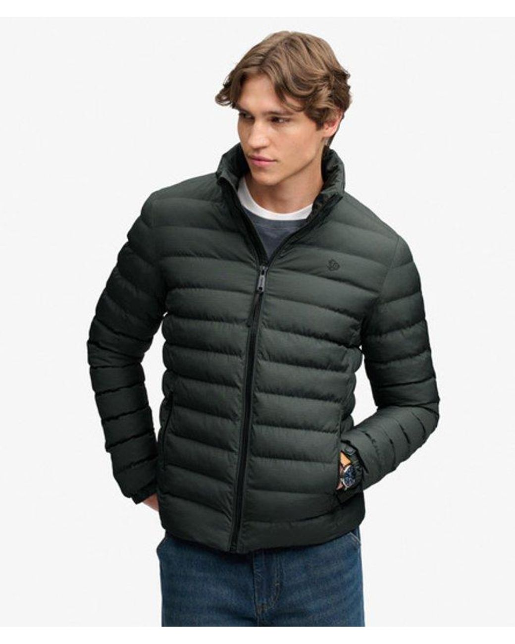 Superdry Black & Co Fuji Estate Padded Jacket for men