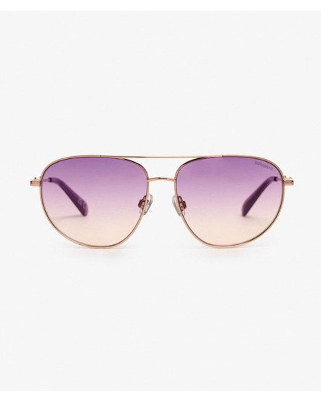 Superdry Pink & Co Gradient Lens Aviator Sunglasses