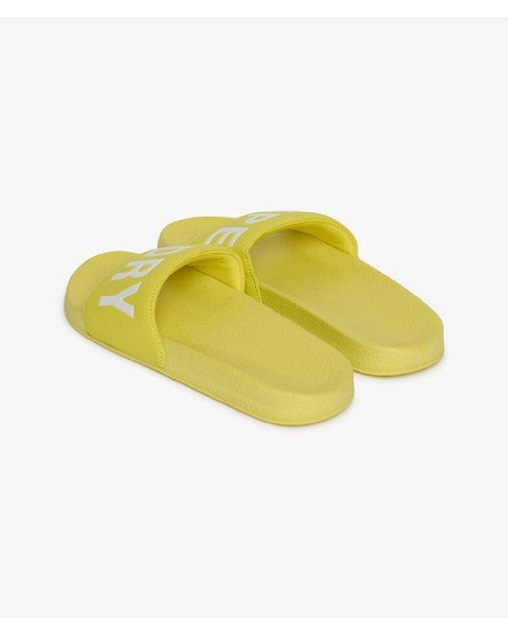 Superdry Yellow & Co Pool Sliders
