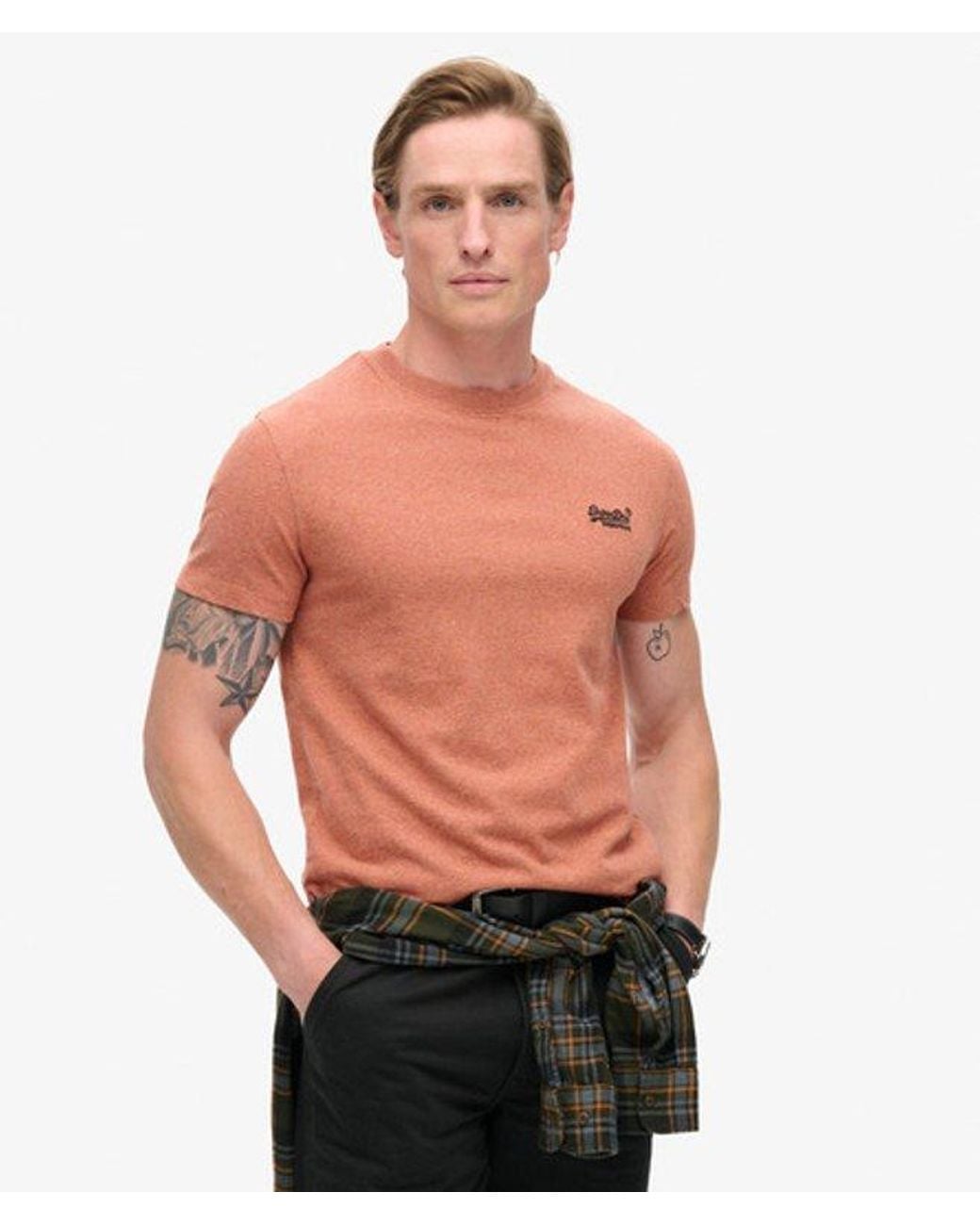 Superdry Red & Co Essential Logo T-shirt for men