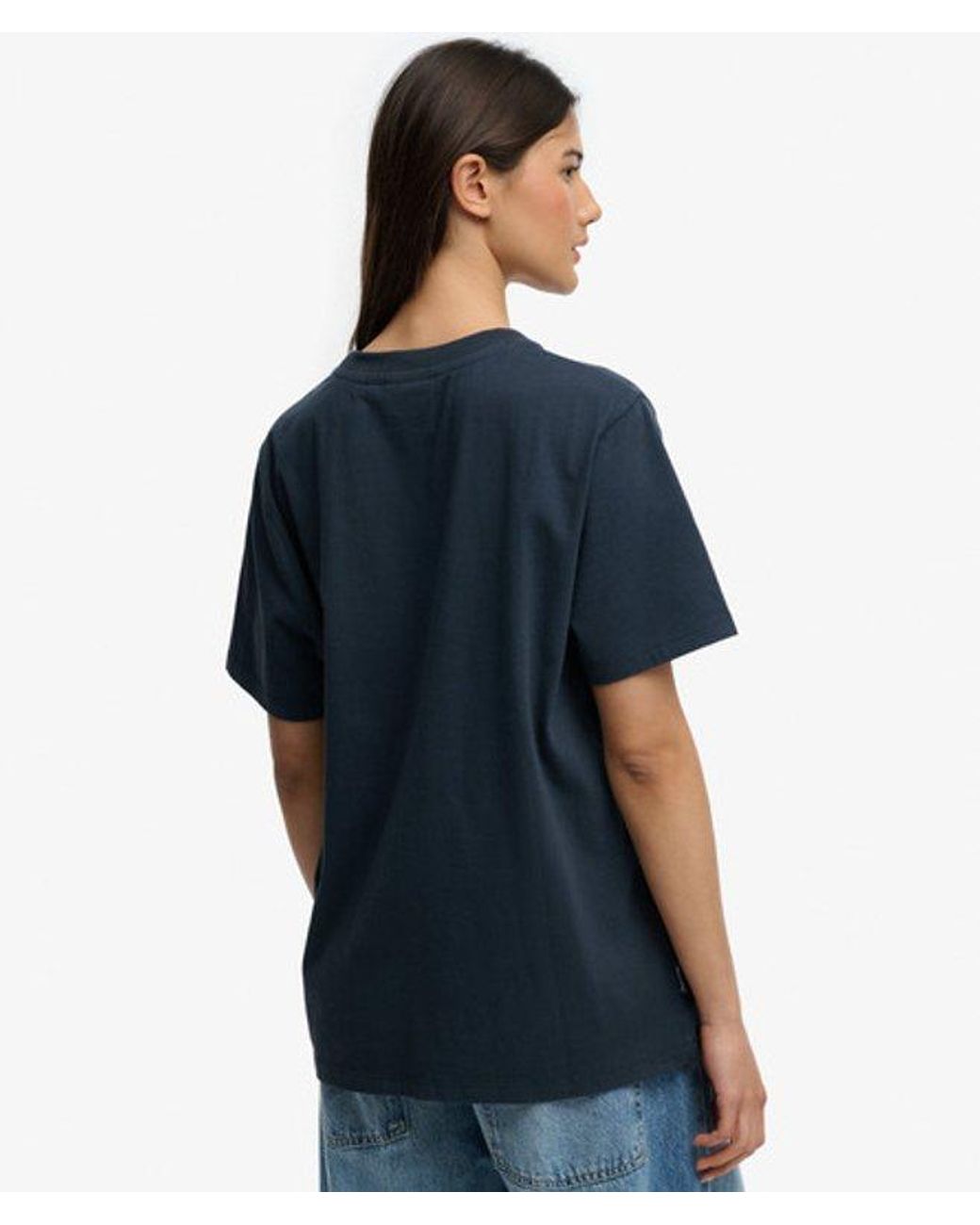 Superdry Blue & Co Essential Logo Loose T-shirt