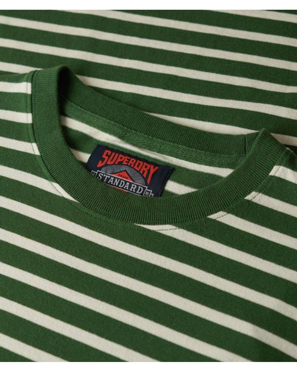 Superdry Green & Co The Merchant Store - Stripe T-shirt for men