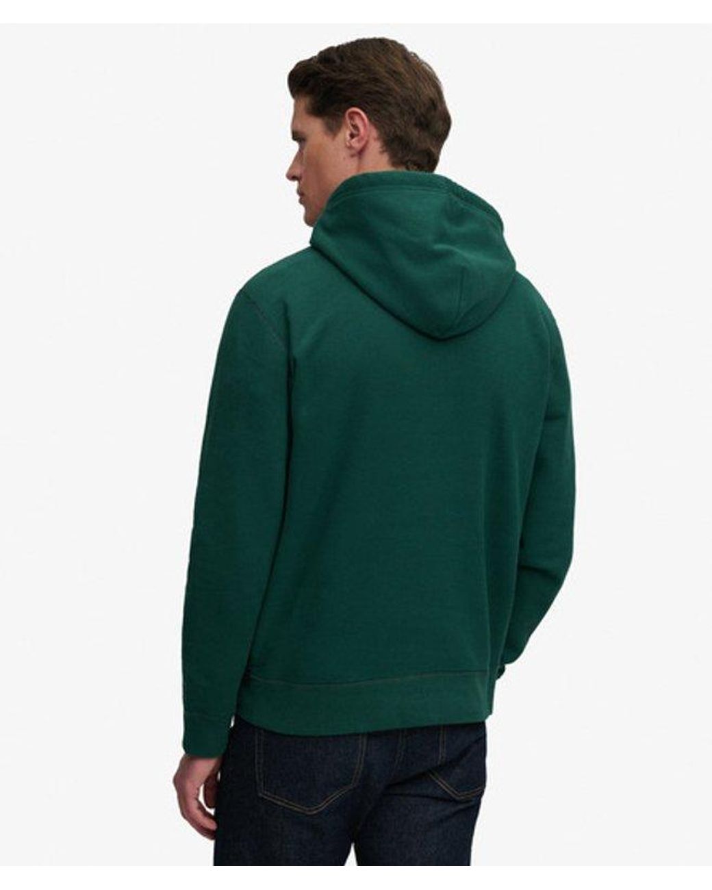 Superdry Green & Co Essential Logo Hoodie for men