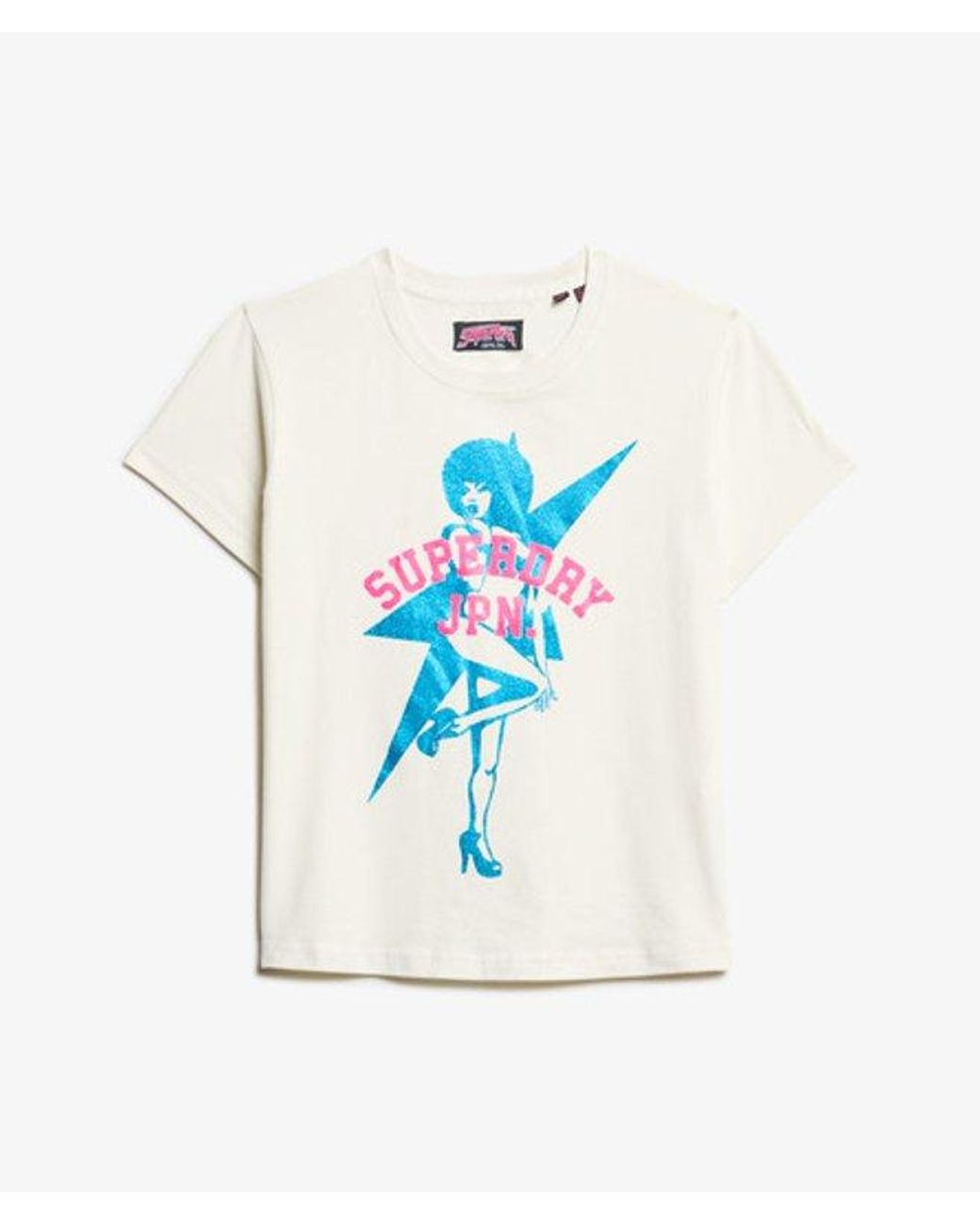 Superdry White & Co Pop Archive Super Fitted T-shirt