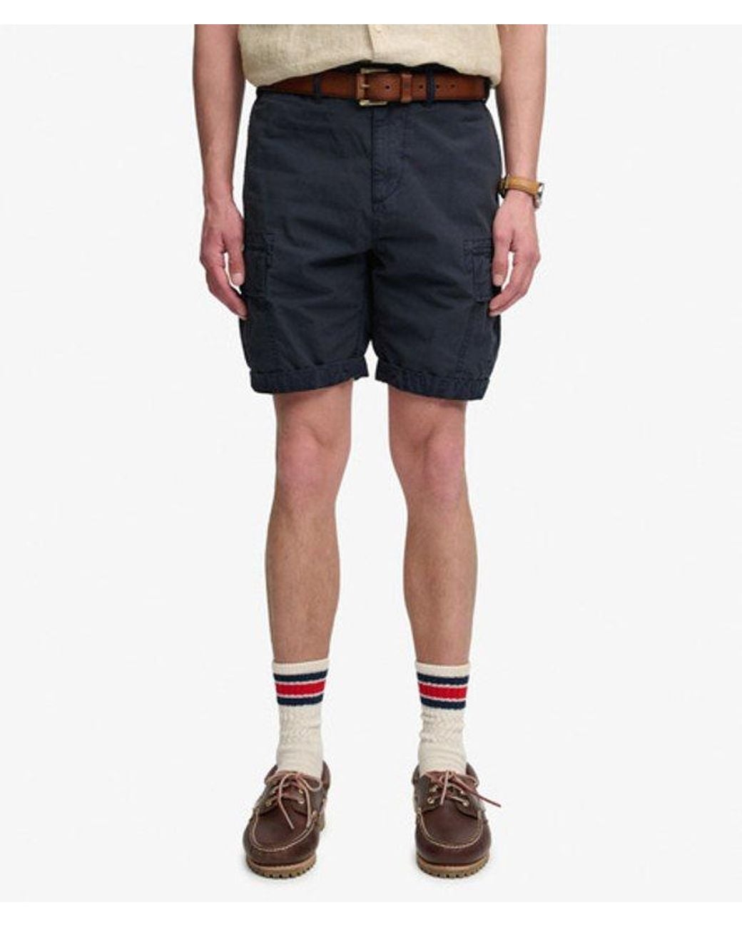 Superdry Blue & Co Ripstop Light Cargo Shorts for men