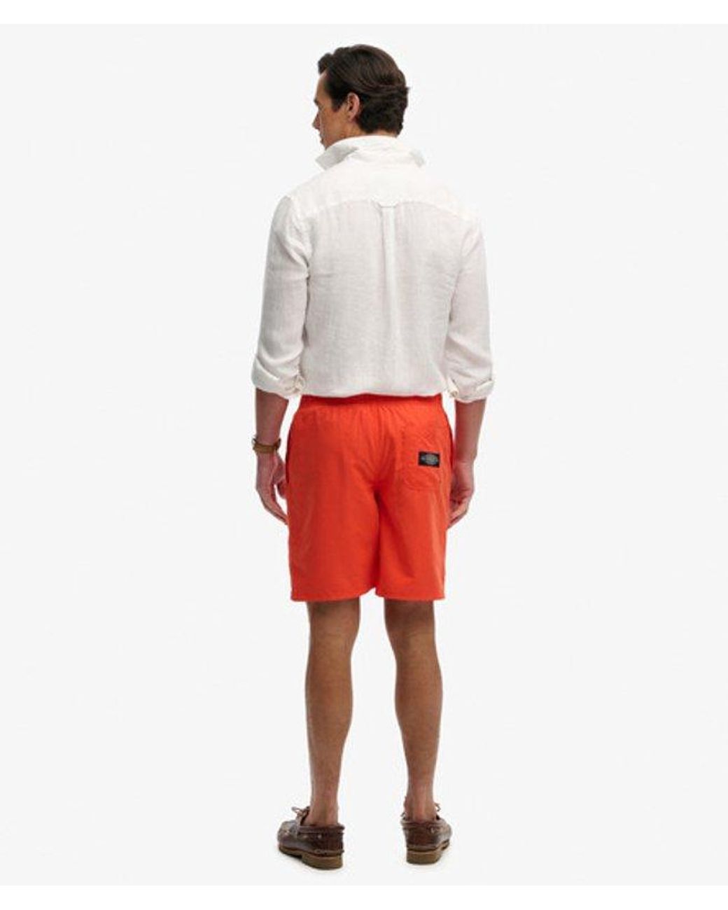 Superdry Red Logo 19-Inch Boardshorts for men