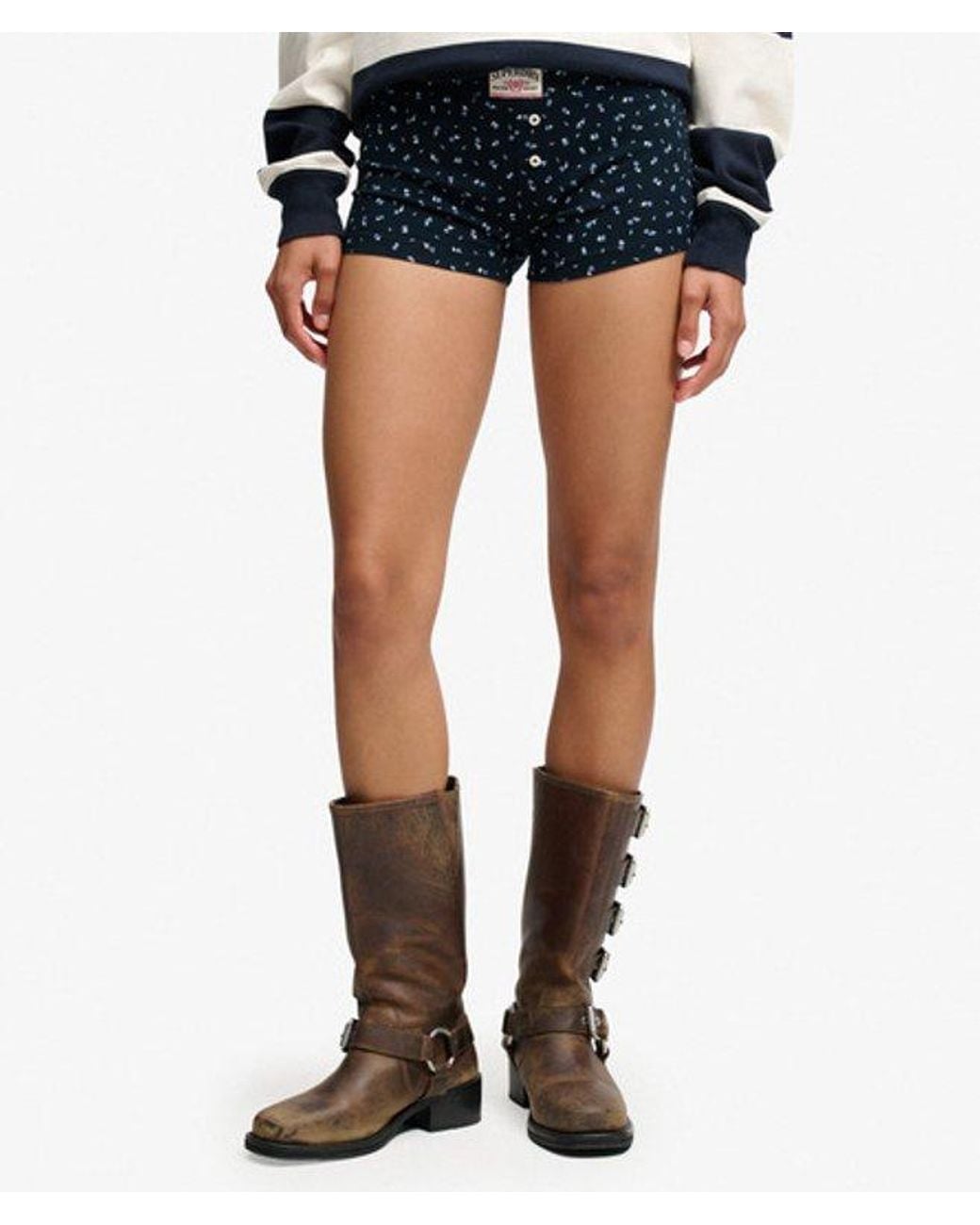 Superdry Black & Co Athletic Essentials Jersey Hot Shorts