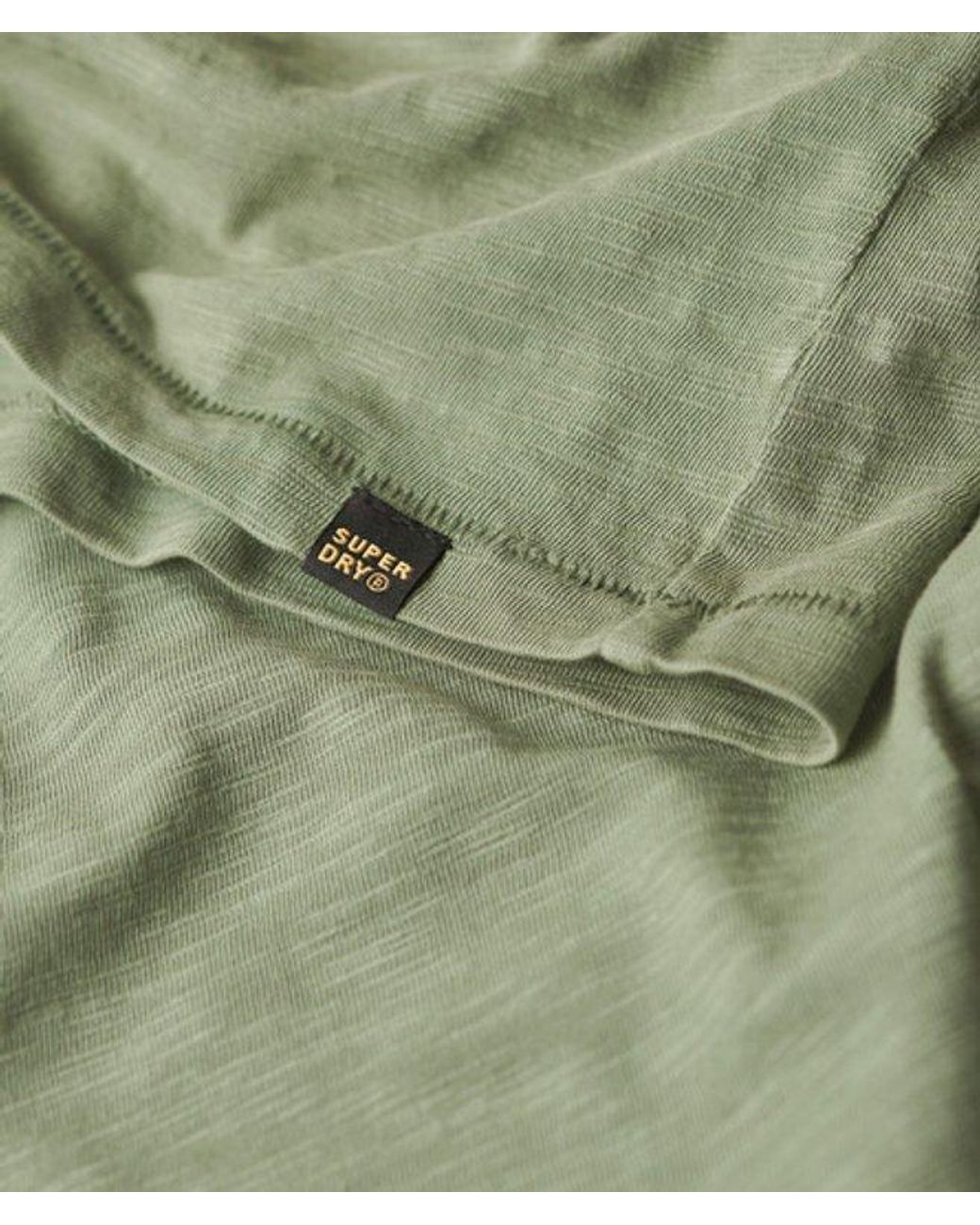 Superdry Green & Co Crew Neck Slub Short Sleeved T-shirt for men
