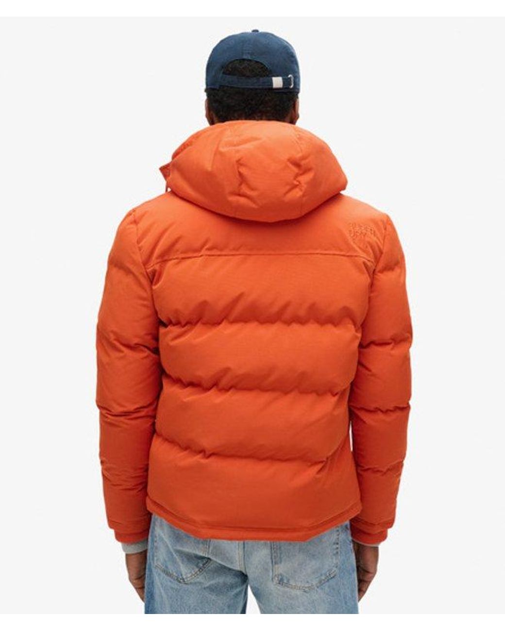 Superdry Orange & Co Everest Short Hooded Puffer Jacket for men