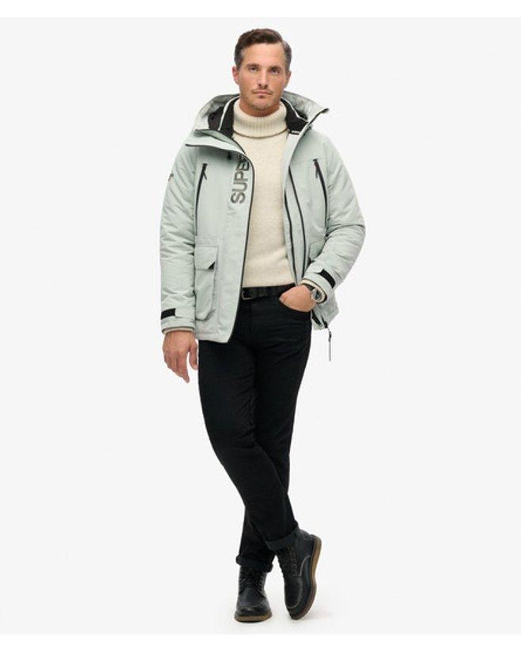 Superdry Gray & Co Hooded Ultimate Embroidered Sd Windbreaker Jacket for men