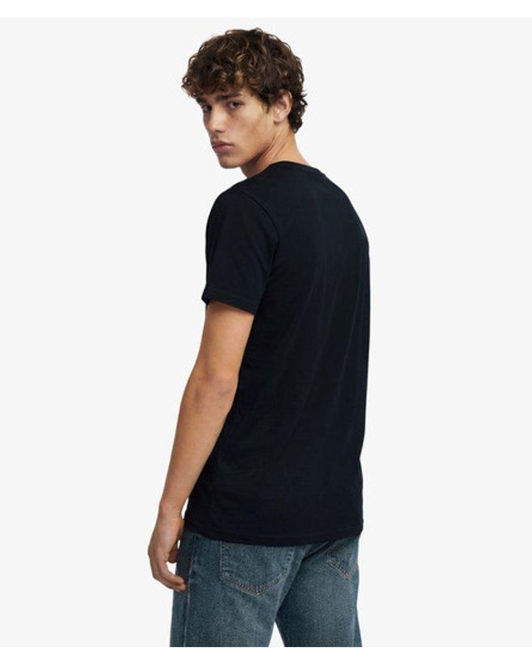 Superdry Vintage Script T-shirt in het Black voor heren