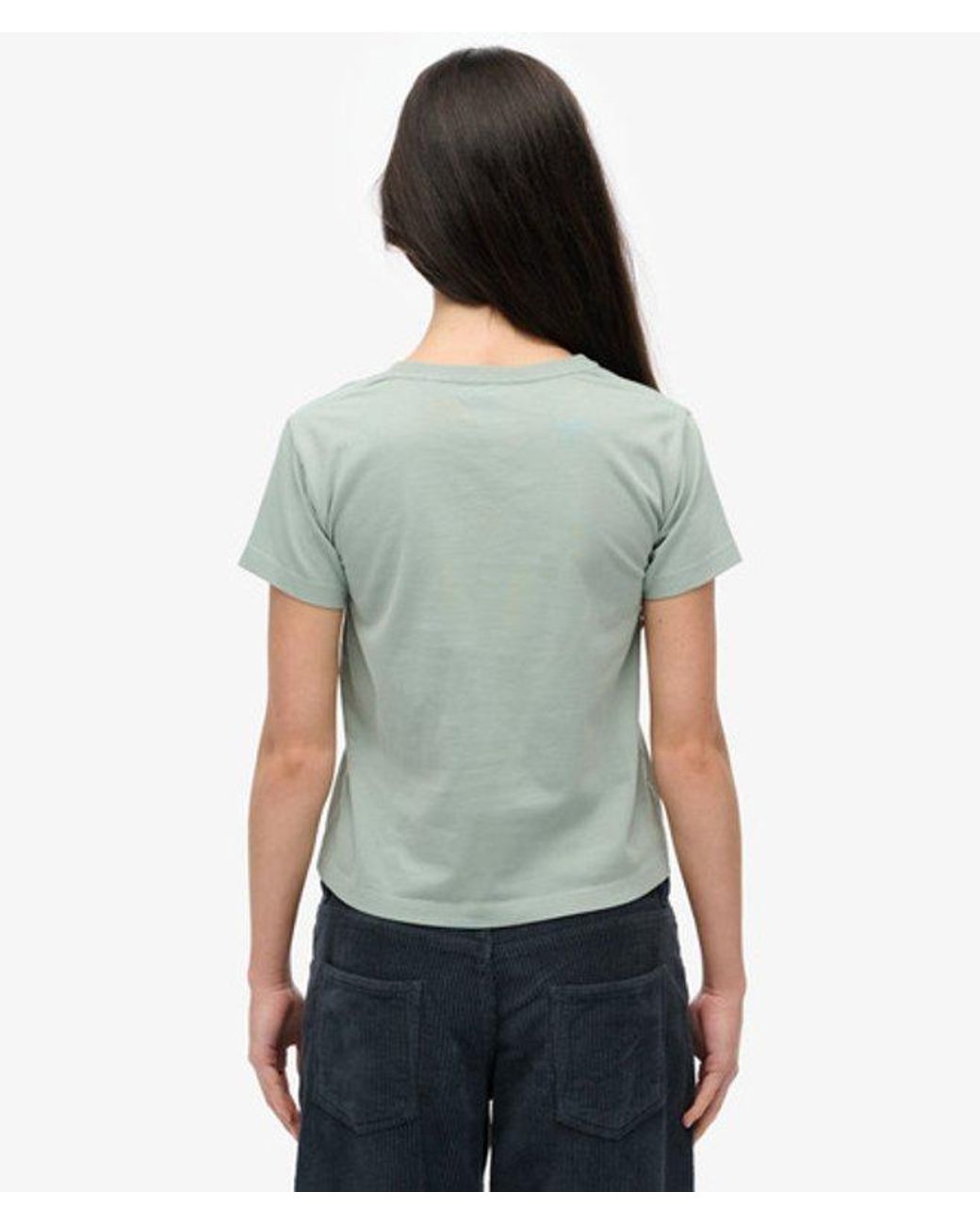 Superdry Gray & Co Athletic Graphic Fitted T-shirt