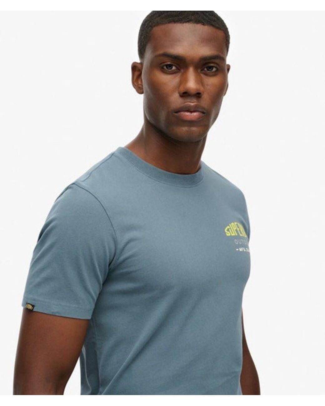 Superdry Blue & Co Mountain Relaxed T-shirt for men
