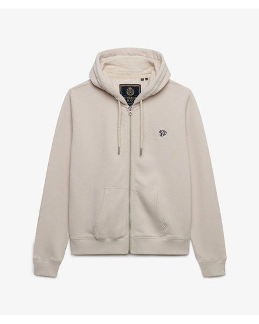 Superdry Blue & Co Signature Embroidered Zip Hoodie