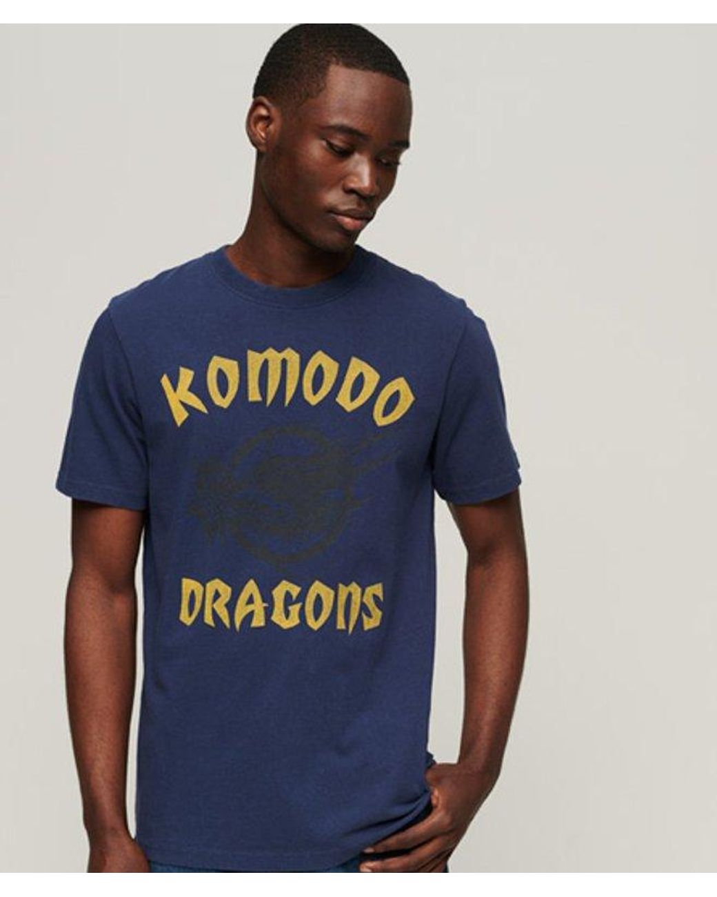 Superdry Blue & Co X Komodo Classic Dragon T-shirt for men
