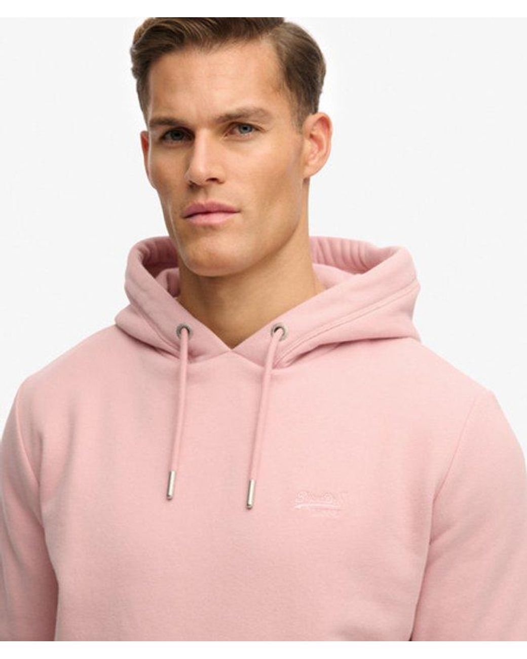 Superdry Red & Co Essential Logo Hoodie for men