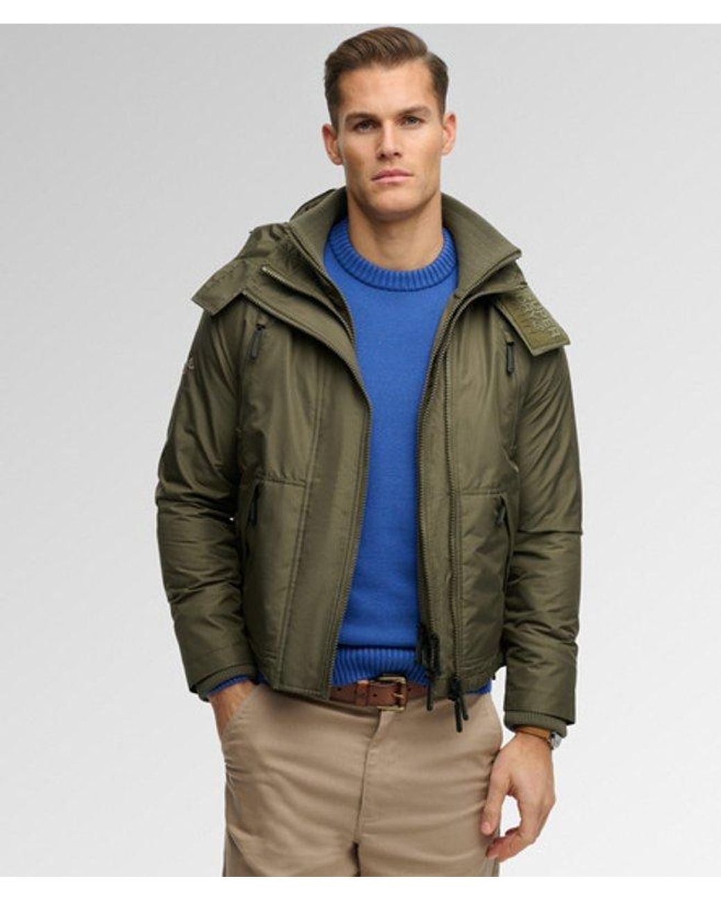 Superdry Green & Co Hooded Arctic Windcheater Jacket for men
