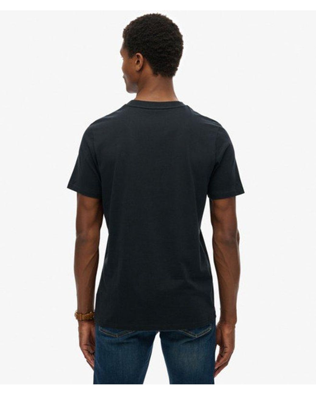 Superdry Blue & Co Great Outdoors Embroidered Relaxed T-shirt for men