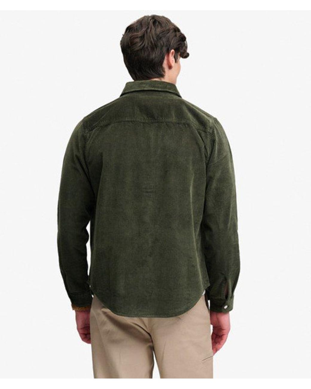Superdry Green & Co Cord Overshirt for men