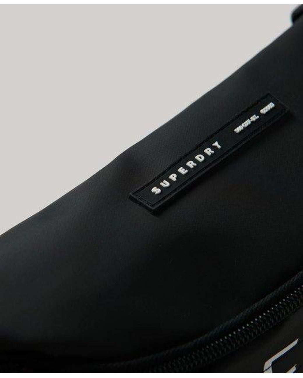 Superdry Tarp Festival Bumbag in Black Lyst