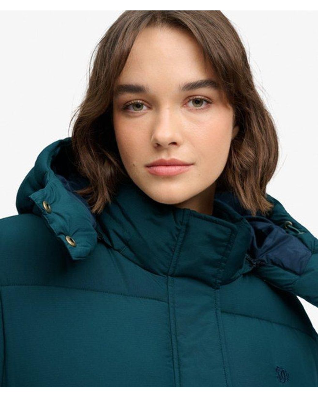 Superdry Premium Ripstop Pufferjas in het Blue