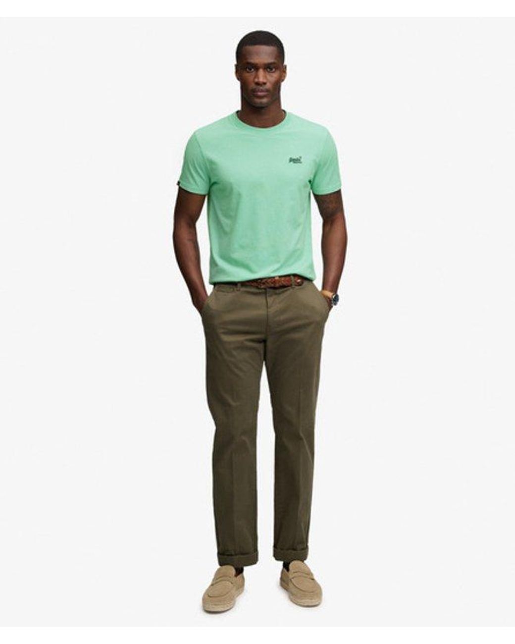 Superdry Green & Co Organic Cotton Essential Logo T-shirt for men