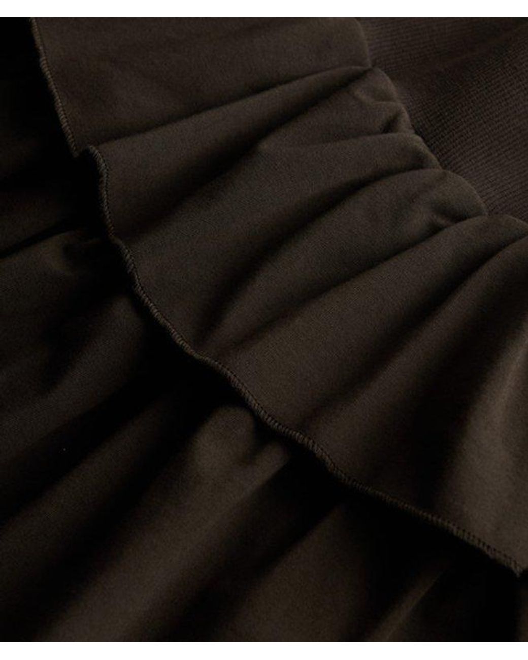 Superdry Black Bench X & Co Bench Low Rise Tiered Skirt