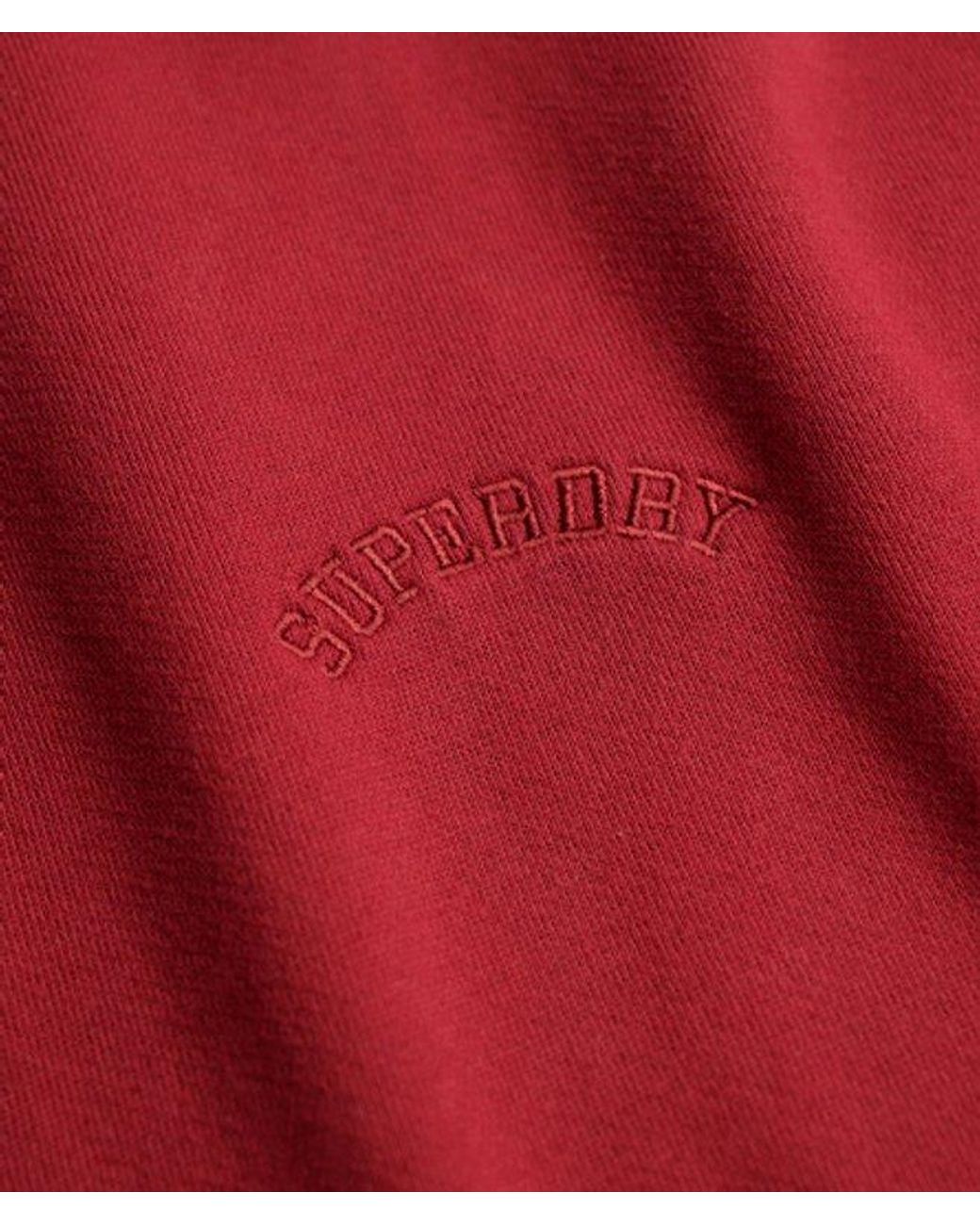 Superdry Red & Co Essential Logo Crew Sweatshirt