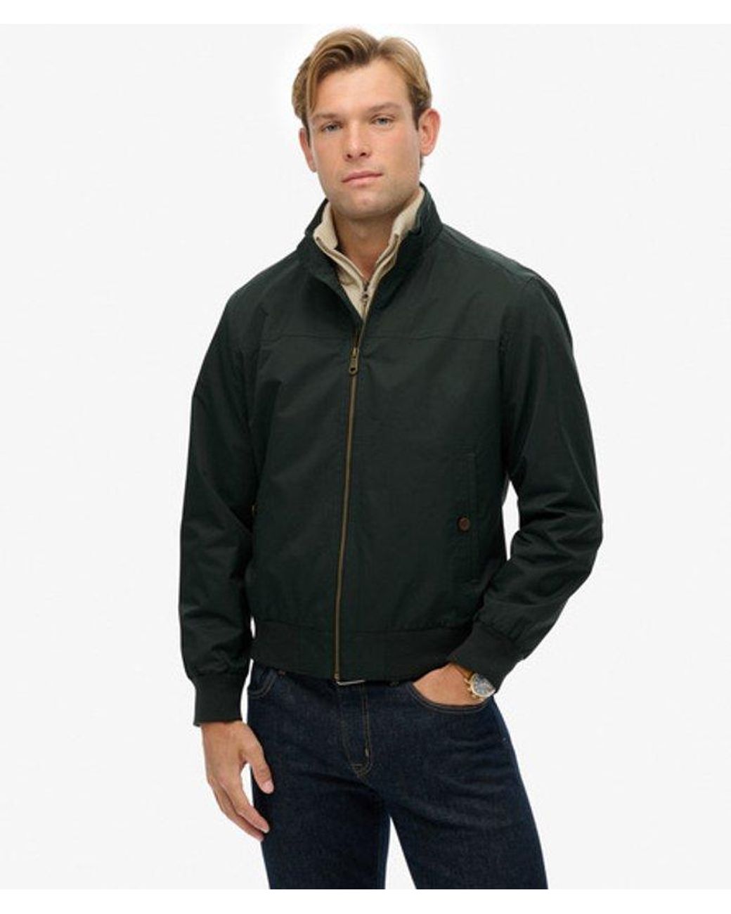 Superdry Modern Sportjack in het Black voor heren