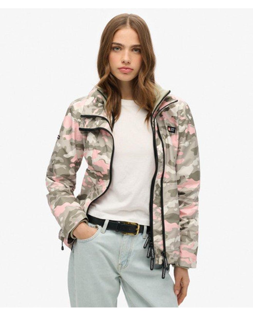 Superdry Gray Mountain Windbreaker Jacket