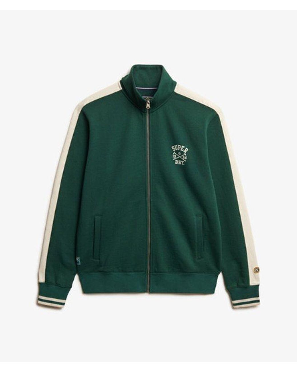Superdry Green Athletic Club Track Top for men