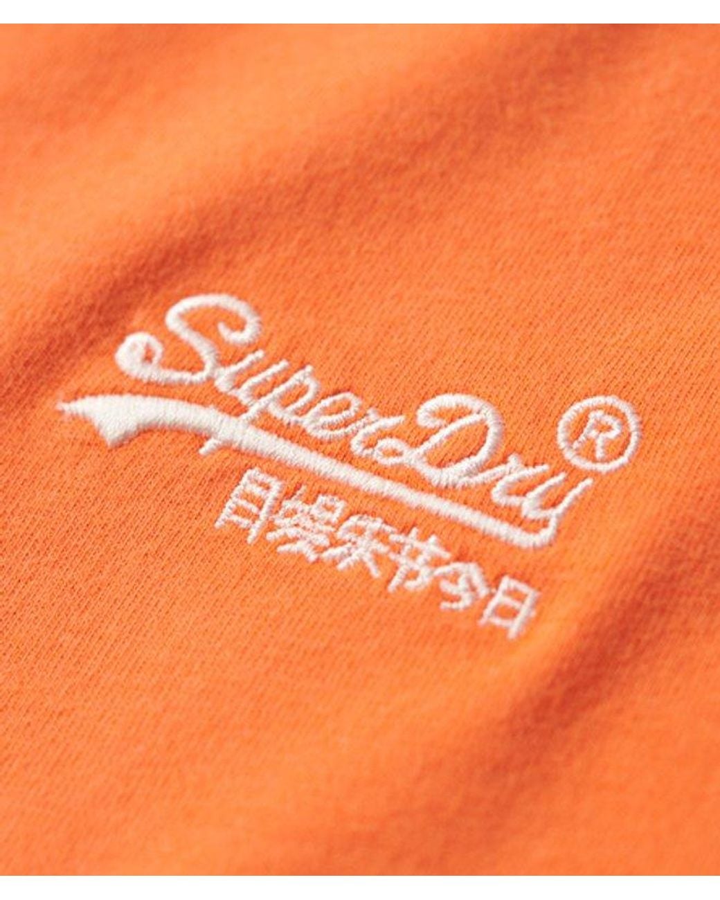 Superdry Orange & Co Organic Cotton Essential Logo V Neck T-shirt for men