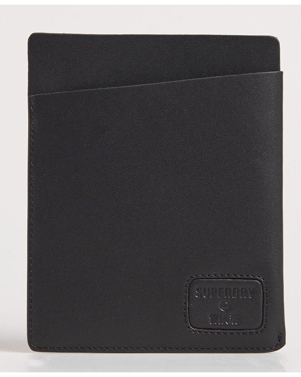 Superdry Nyc Leather Passport Holder Black for Men | Lyst